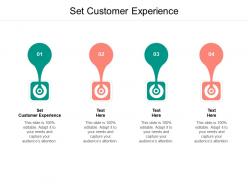 Set customer experience ppt powerpoint presentation gallery example cpb