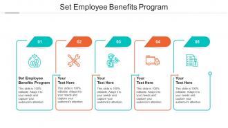 Set employee benefits program ppt powerpoint presentation summary layouts cpb
