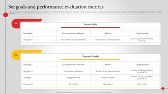 Set Goals And Performance Evaluation Metrics Improving Brand Awareness MKT SS V