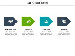 Set goals team ppt powerpoint presentation professional file formats cpb