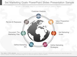 Set marketing goals powerpoint slides presentation sample