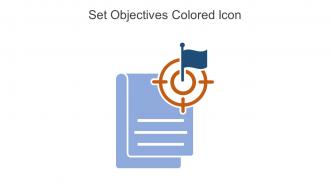Set Objectives Colored Icon In Powerpoint Pptx Png And Editable Eps Format