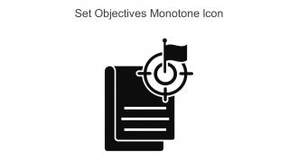 Set Objectives Monotone Icon In Powerpoint Pptx Png And Editable Eps Format