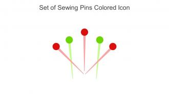 Set Of Sewing Pins Colored Icon In Powerpoint Pptx Png And Editable Eps Format