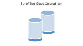Set Of Two Glass Colored Icon In Powerpoint Pptx Png And Editable Eps Format