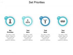 Set priorities ppt powerpoint presentation infographics example topics cpb