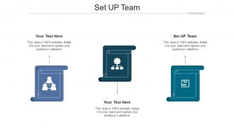 Set up team ppt powerpoint presentation slides design ideas cpb