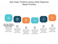 Sets goals timelines actions meet objectives based priorities ppt powerpoint presentation icon outfit cpb