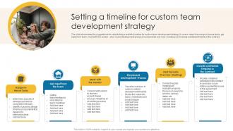 Setting A Timeline For Custom Team Development Strategy