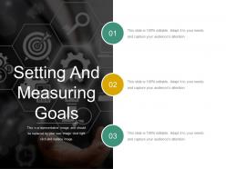Setting and measuring goals sample of ppt presentation