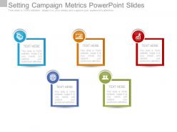 Setting campaign metrics powerpoint slides