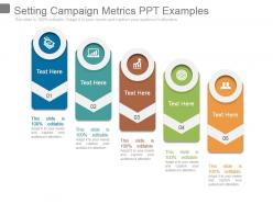 Setting campaign metrics ppt examples