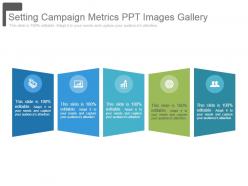 Setting campaign metrics ppt images gallery