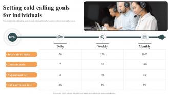 Setting Cold Calling Goals For Individuals Optimizing Cold Calling Process To Maximize SA SS
