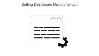 Setting Dashboard Monotone Icon In Powerpoint Pptx Png And Editable Eps Format