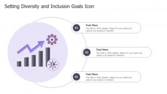 Setting Diversity And Inclusion Goals Icon