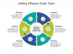 Setting effective goals team ppt powerpoint presentation slides outfit cpb