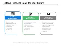 Setting Financial Goals For Your Future