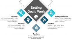 Setting goals work ppt powerpoint presentation diagram images cpb