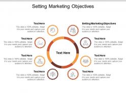 Setting marketing objectives ppt powerpoint presentation show backgrounds cpb