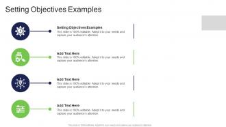 Setting Objectives Examples In Powerpoint And Google Slides Cpb