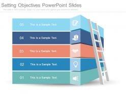 Setting objectives powerpoint slides