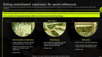 Setting Omnichannel Experience For Sports Enthusiasts Comprehensive Guide To Sports