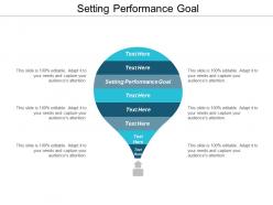 Setting performance goal ppt powerpoint presentation file examples cpb