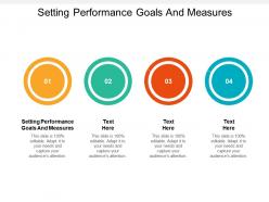 Setting performance goals and measures ppt powerpoint presentation infographics display cpb