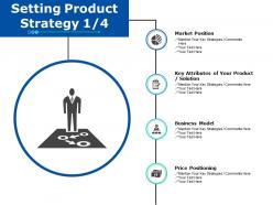 Setting product strategy 1 4 ppt powerpoint presentation gallery deck