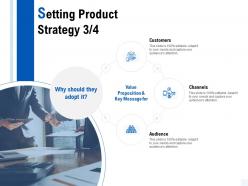 Setting Product Strategy Audience Ppt Powerpoint Presentation Model Designs Download