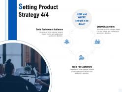 Setting product strategy customers ppt powerpoint presentation ideas visuals