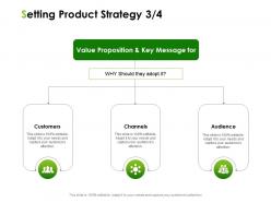 Setting product strategy customers ppt powerpoint presentation layouts display