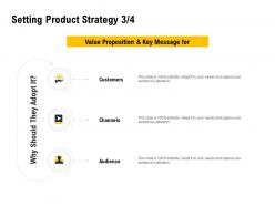 Setting product strategy customers ppt powerpoint presentation summary rules