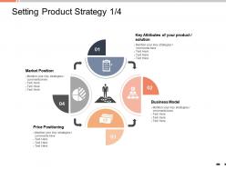 Setting product strategy market position ppt powerpoint presentation layouts
