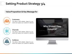 Setting product strategy ppt powerpoint presentation gallery inspiration