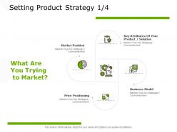 Setting product strategy price positioning ppt powerpoint presentation infographic template picture