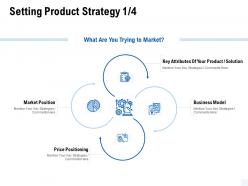 Setting Product Strategy Solution Ppt Powerpoint Presentation Portfolio Templates