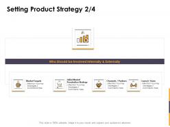 Setting Product Strategy Team Ppt Powerpoint Presentation Outline Layouts