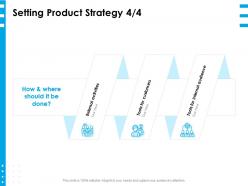 Setting product strategy tools ppt powerpoint presentation layouts maker