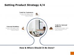 Setting product strategy tools ppt powerpoint presentation summary layouts