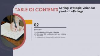Setting Strategic Vision For Product Offerings Powerpoint Presentation Slides Strategy CD V Multipurpose Analytical