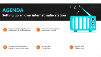 Setting Up An Own Internet Radio Station Powerpoint Presentation Slides Engaging Good