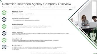 Setting Up Insurance Business Determine Insurance Agency Company Overview