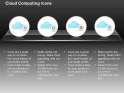 Settings power global cloud computing ppt icons graphics