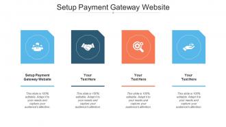 Setup Payment Gateway Website Ppt Powerpoint Presentation Icon Designs Download Cpb