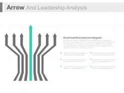 Seven arrows and leadership analysis powerpoint slides