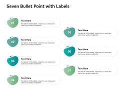 Seven bullet point with labels