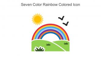 Seven Color Rainbow Colored Icon In Powerpoint Pptx Png And Editable Eps Format