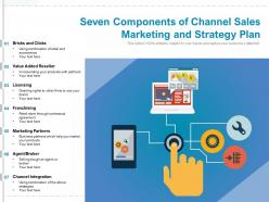 Seven Components Of Channel Sales Marketing And Strategy Plan